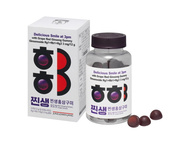 정관장 브랜드 '찐생'이 구미젤리로 즐길 수 있는 '찐생홍삼구미'를 출시했다. © 정관장