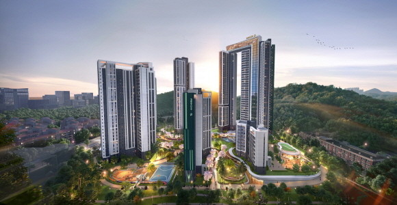 안산 푸르지오 포레티넘 투시도 석경. © 대우건설