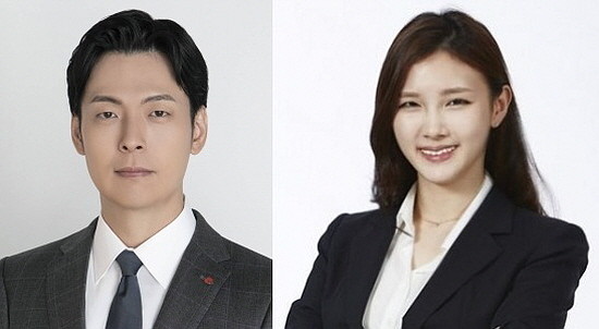 신유열 롯데바이오로직스 글로벌전략실장 전무(왼쪽), 최윤정 SK바이오팜 사업개발본부장. © 각 사