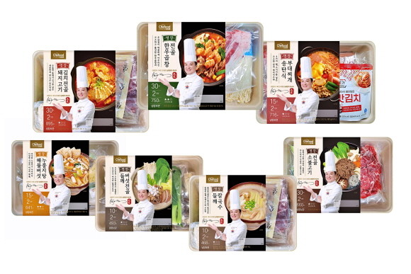 롯데웰푸드가 14대 대한민국 요리명장인 남대현 명장과 협업해 '쉐푸드 명장 밀키트'를 선보였다. © 롯데웰푸드