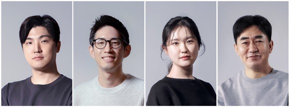 왼쪽부터 데브시스터즈 조길현 CEO, 배형욱 CBO, 이은지 CIPO, 임성택 CFO. ⓒ 데브시스터즈