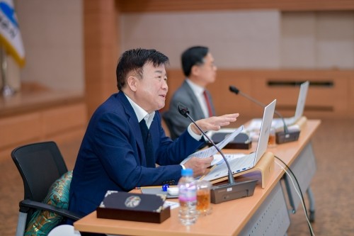정기명 여수시장이 '지시사항 추진상황 보고회'를 개최하고 당면 현안들을 직접 점검했다. ⓒ 여수시