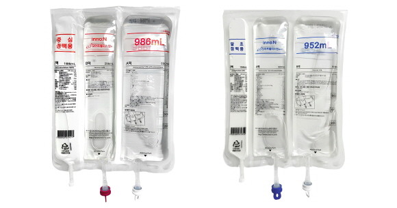 HK이노엔이 오메가3의 비율을 높인 종합영양수액제 2종을 출시한다. © HK이노엔