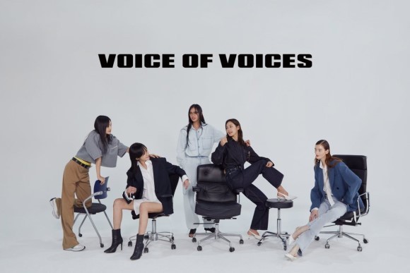 보브 '보이스업(Voice UP)' 캠페인에 참가한 여성 출연진들 사진이다. ⓒ 보브