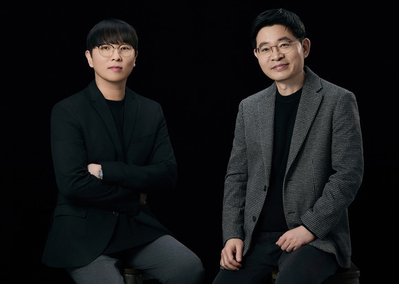 장윤중·권기수 카카오엔터테인먼트 공동대표. ⓒ 카카오엔터테인먼트