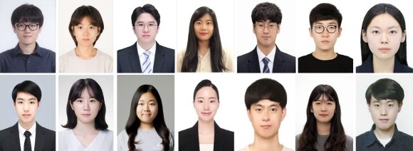 제1기 대학원 대통령과학장학금 포스텍 수혜 대상자. ⓒ 포스텍