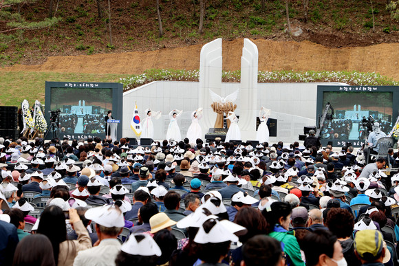 의령 4.26 위령제가 궁류면에서 열리고 있다. ⓒ 프라임경제