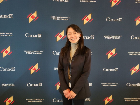 지난달 한국 기업 유치를 위해 한국을 찾은 린 탕 C.D 생명과학사업개발관리자. = 추민선 기자