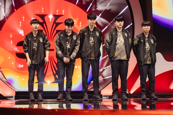 MSI 2024 브래킷 스테이지에서 2연승으로 결승 직행전에 올라간 'LCK 1번 시드' 젠지 ⓒ 라이엇게임즈