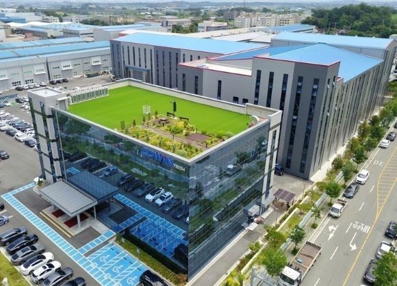 충남 아산시 코윈테크 사업장 전경. ⓒ 코윈테크