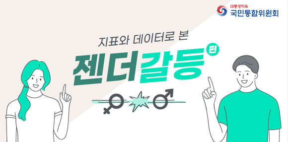 김 위원장은 "젠더갈등은 사회적 협력으로 풀어나가야 할 우리 모두 숙제"라고 했다. ⓒ 통합위