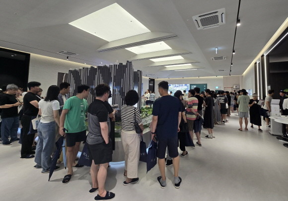 고양 장항 카이브 견본주택 현장. Ⓒ 피알페퍼