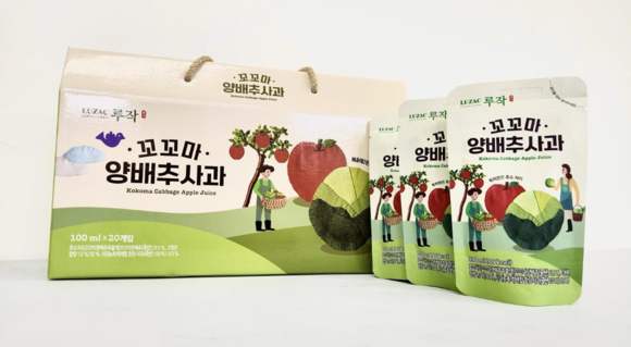 '루작 꼬꼬마 양배추사과'는 7월부터 산돌팜 스마트스토어를 통해 구매 가능하며 북미 시장에도 선보일 예정이다. ⓒ 아티클21
