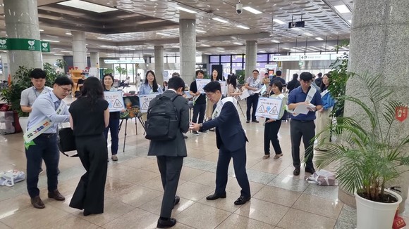 남동발전이 여름철 '에너지절약 확산 범국민 홍보 캠페인을 전개하고 있다. ⓒ 한국남동발전