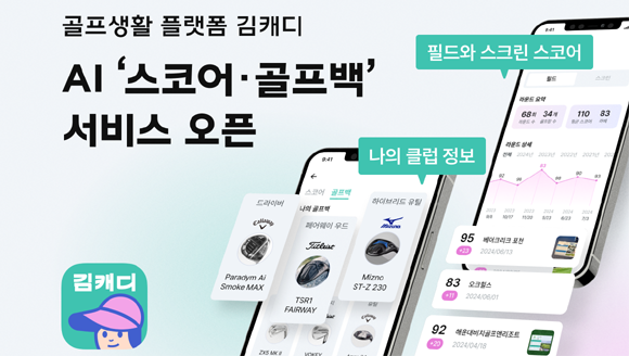 김캐디는 이미 AI 골프 GPT와 AI 스윙분석 서비스를 도입해 골퍼들에게 유용한 정보를 제공하고 있다. ⓒ 김캐디