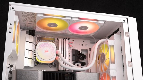 iCUE 링크 타이탄 RX RGB 쿨러 내부 이미지. ⓒ 커세어
