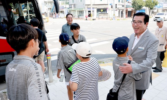 지난 23일 일본 후지사와시 대표단이 청소년 스포츠 및 문화 교류 추진을 위해 방문했다. ⓒ 보령시