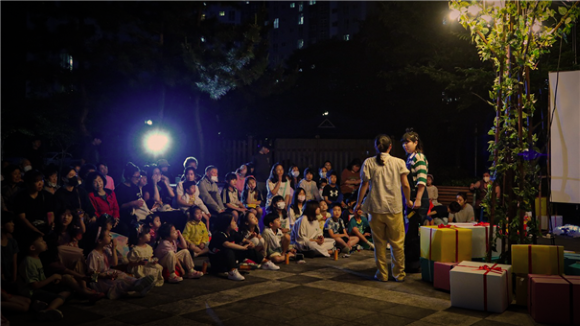 지난해 선보인 미디어아트 전시극 현장. ⓒ 포밍부스