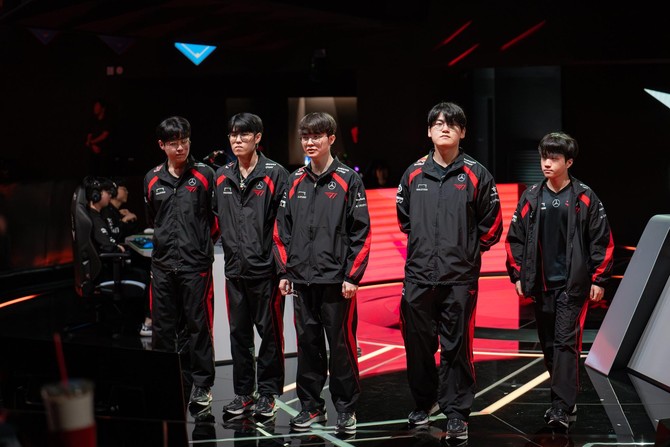 2024 LoL 월드 챔피언십 LCK 대표 선발전에 나서는 T1. ⓒ LCK