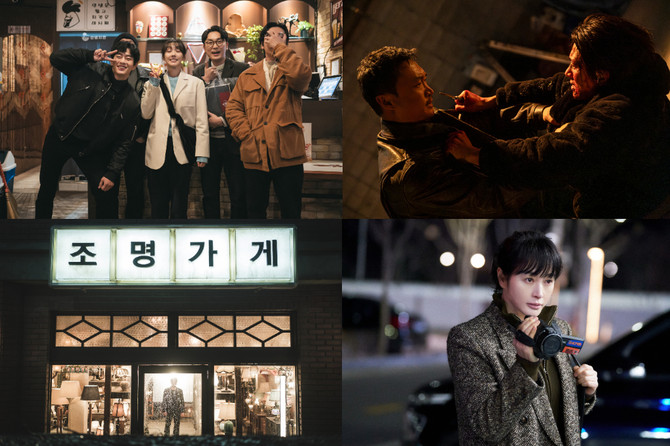 (왼쪽 상단부터 시계 방향으로)'강매강', '강남 비-사이드', '트리거', '조명가게' 스틸컷. ⓒ 월트디즈니 컴퍼니 코리아