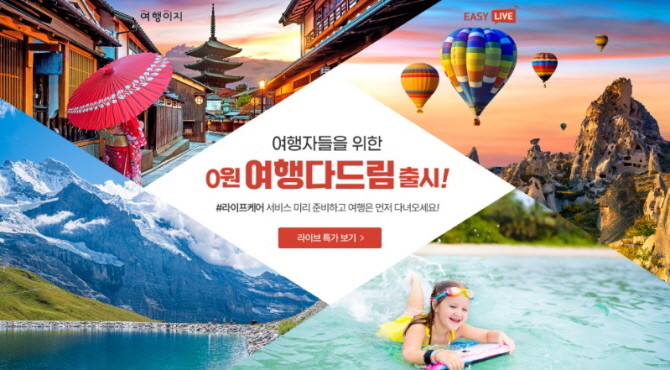 교원투어 여행이지가 라이브커머스 채널 경쟁력 강화에 드라이브를 건다. © 교원투어