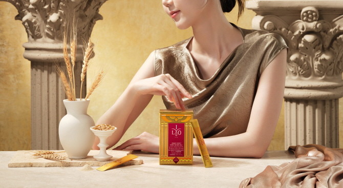 동아제약의 가너뷰티 브랜드 아일로가 캐나다산 카무트를 함유한 '아일로 카무트 브랜드 밀 함유 효소'를 출시했다. © 종근당홀딩스