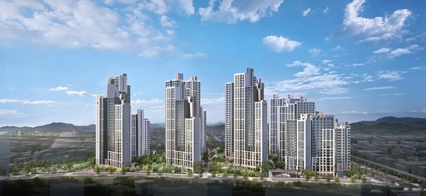 e편한세상 명덕역 퍼스트마크 조감도. ⓒ PR 네트웍스