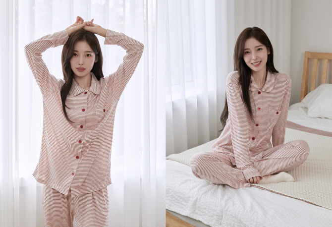 BYC는 서늘해진 날씨에도 편안한 실내생활과 따뜻한 잠자리를 유지할 수 있는 '올데이롱 소프트기모 잠옷세트'를 선보였다. © BYC