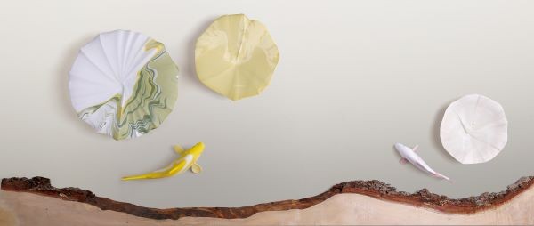 김광길 작 Lotus Leaf Story-자연의노래. ⓒ 남원국제도자예술연구센터