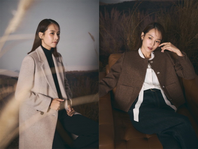 이랜드월드에서 전개하는 여성 패션 브랜드 클라비스(CLOVIS)가 다가오는 겨울 시즌을 맞아 배우 조윤희와 함께한 '세레니티 인 윈터(Serenity in Winter)' 컬렉션을 15일 공개했다. ©