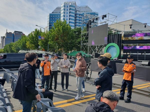 광주시는 관계기관과 핼러윈 데이(10월31일) 인파밀집 예상 현장에 대한 예찰활동을 실시하고 있다. ⓒ 광주광역시