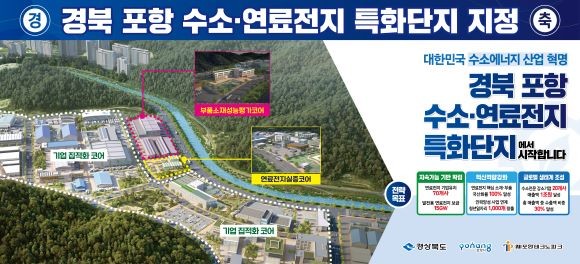 지난 1일 산업통상자원부는 포항시를 대한민국 최초 수소특화단지로 지정했다. ⓒ 포항테크노파크