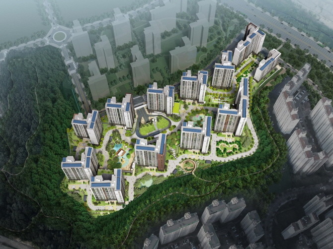 검단신도시 푸르지오 더 파크 조감도. Ⓒ 대우건설