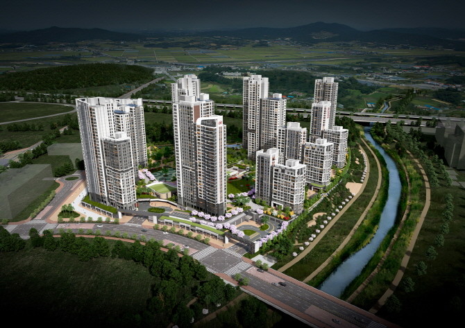 힐스테이트 도안리버파크 2차 조감도. Ⓒ 현대건설