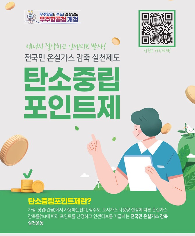 2024년 상반기 탄소중립포인트 인센티브 지급. ⓒ 하동군