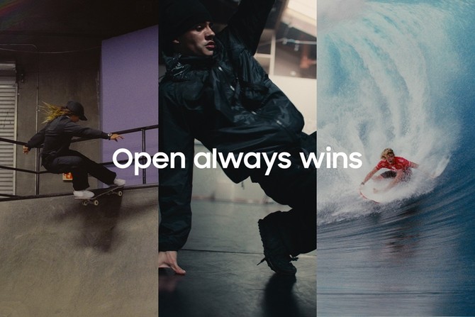 삼성전자의 2024 파리 올림픽·패럴림픽 캠페인 다큐멘터리 3부작 'Open always wins' 타이틀 이미지. ⓒ 삼성전자