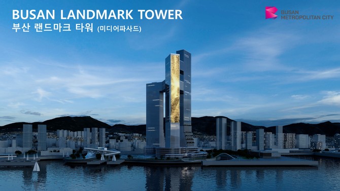 부산항 북항 해양문화지 랜드마크 조감도. ⓒ 부산시