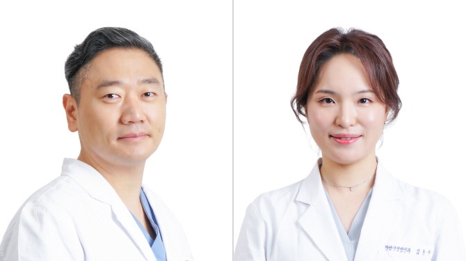 조성훈 경희대한방병원 한방신경정신과 교수(왼쪽), 김윤나 교수. © 경희대한방병원