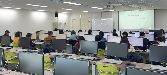 2024년 시민 정보화교육 진행 모습. ⓒ 당진시