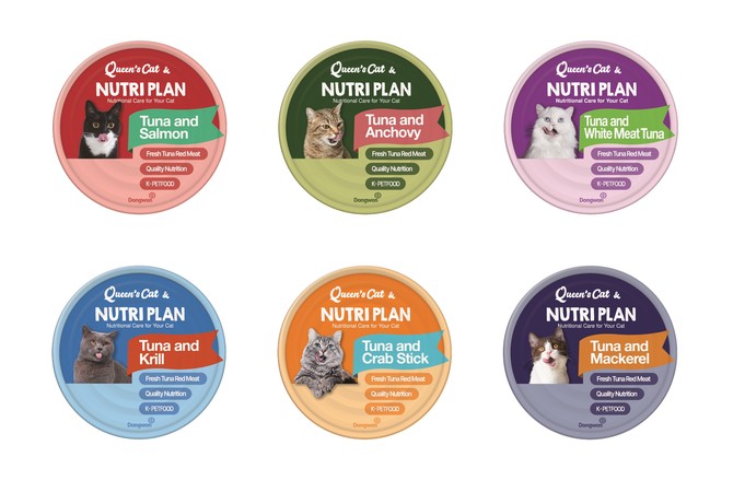 동원F&B의 펫푸드 전문 브랜드 뉴트리플랜(NUTRIPLAN) 반려묘용 습식캔 제품. ⓒ 동원F&B