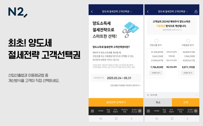 NH투자증권은 업계 최초로 '해외주식 양도세 절세전략 고객선택권' 서비스를 선보인다. ⓒ NH투자증권