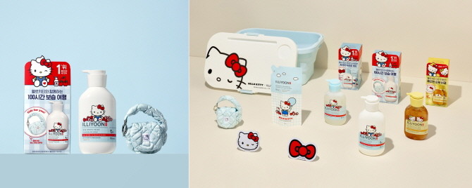 일리윤이 글로벌 캐릭터 '헬로키티'와 협업한 한정판 기획세트를 출시한다. © 아모레퍼시픽