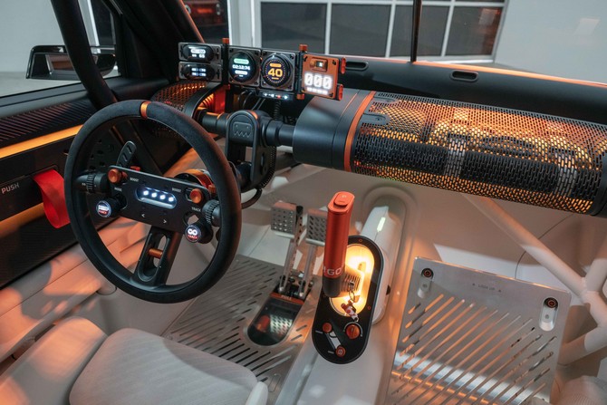 상상력의 한계를 뛰어넘는 혁신적 디자인 콘셉트카 '인스터로이드' 내부. ⓒ 현대자동차