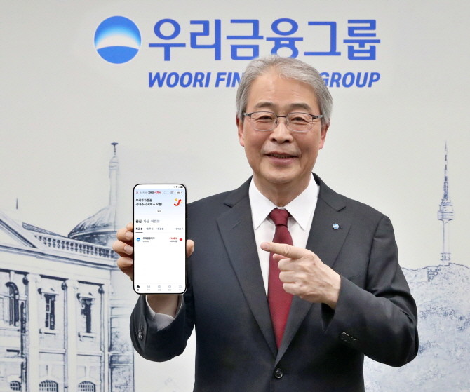 우리금융그룹 임종룡 회장이 새롭게 출시한 우리투자증권 모바일트레이딩시스템(MTS) '우리WON MTS'홍보대사로 나섰다. ⓒ 우리투자증권