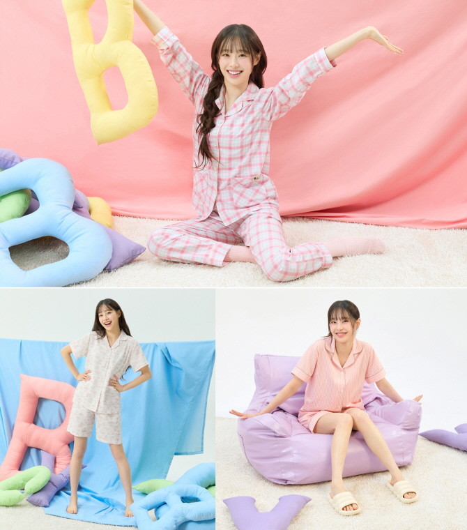 BYC는 새로운 모델 '츄'와 함께한 25SS 화보를 공개한다. © BYC