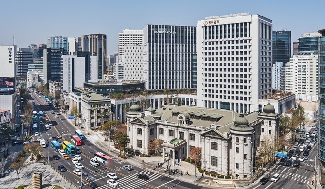 한국은행 본부 전경. ⓒ 한국은행