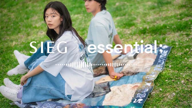 '에센셜 X 지이크' 콜라보 컬렉션은 지이크 주요 오프라인 매장에서 만나볼 수 있으며, 팝업 큐레이션은 오는 15일 현대프리미엄 대전점에서 시작해 스타필드 고양점, 신세계백화점 강남점 등으로 진행 공간을 늘려갈 계획이다. ⓒ NHN벅스