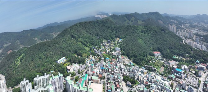 서산시 부춘산 전경. ⓒ 서산시