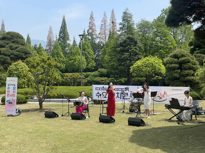 창원시, 문화가 있는 산단 '수요 런치콘서트' 개최. ⓒ 창원시