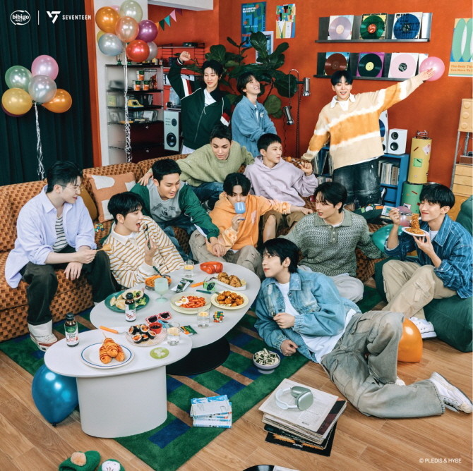 CJ제일제당 비비고가 인기 K-팝 그룹 '세븐틴'을 첫 브랜드 앰버서더로 발탁했다. © CJ제일제당